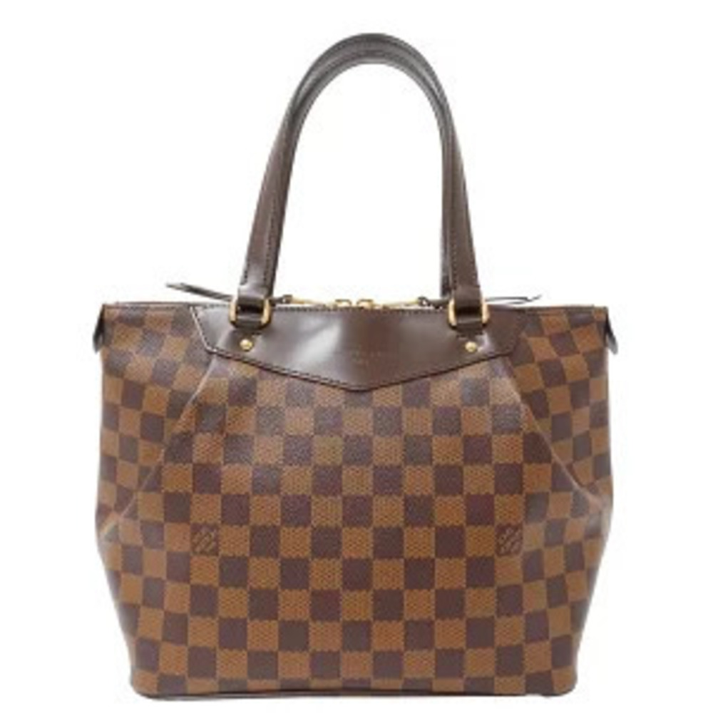 Louis Vuitton Bag Tote Damier Canvas Westminster Brown Handbag